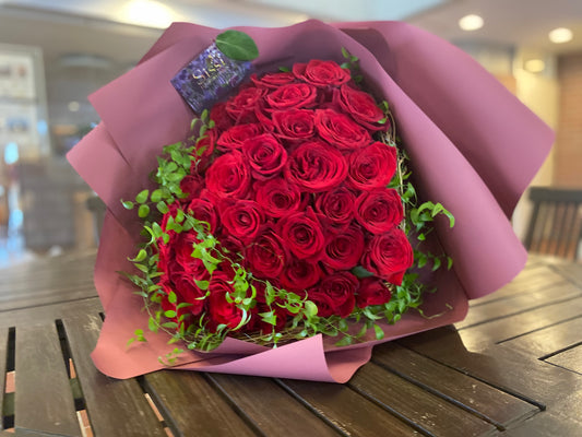 【クリスマス限定商品】ハートのバラブーケ