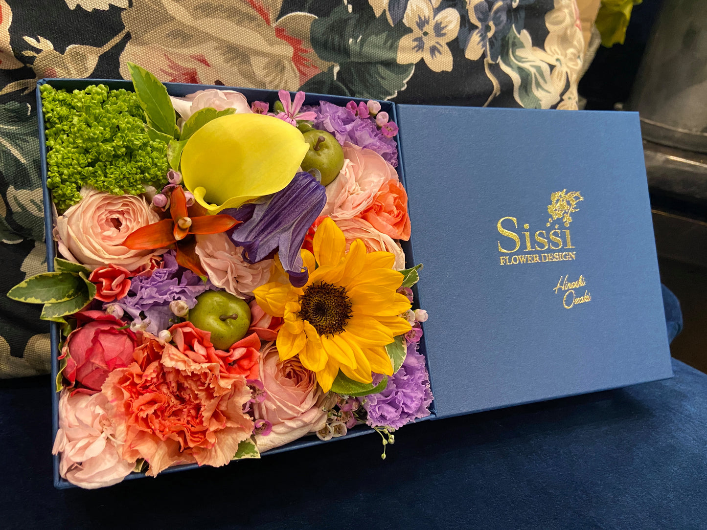 SissiオリジナルBOXフラワー・正方形M