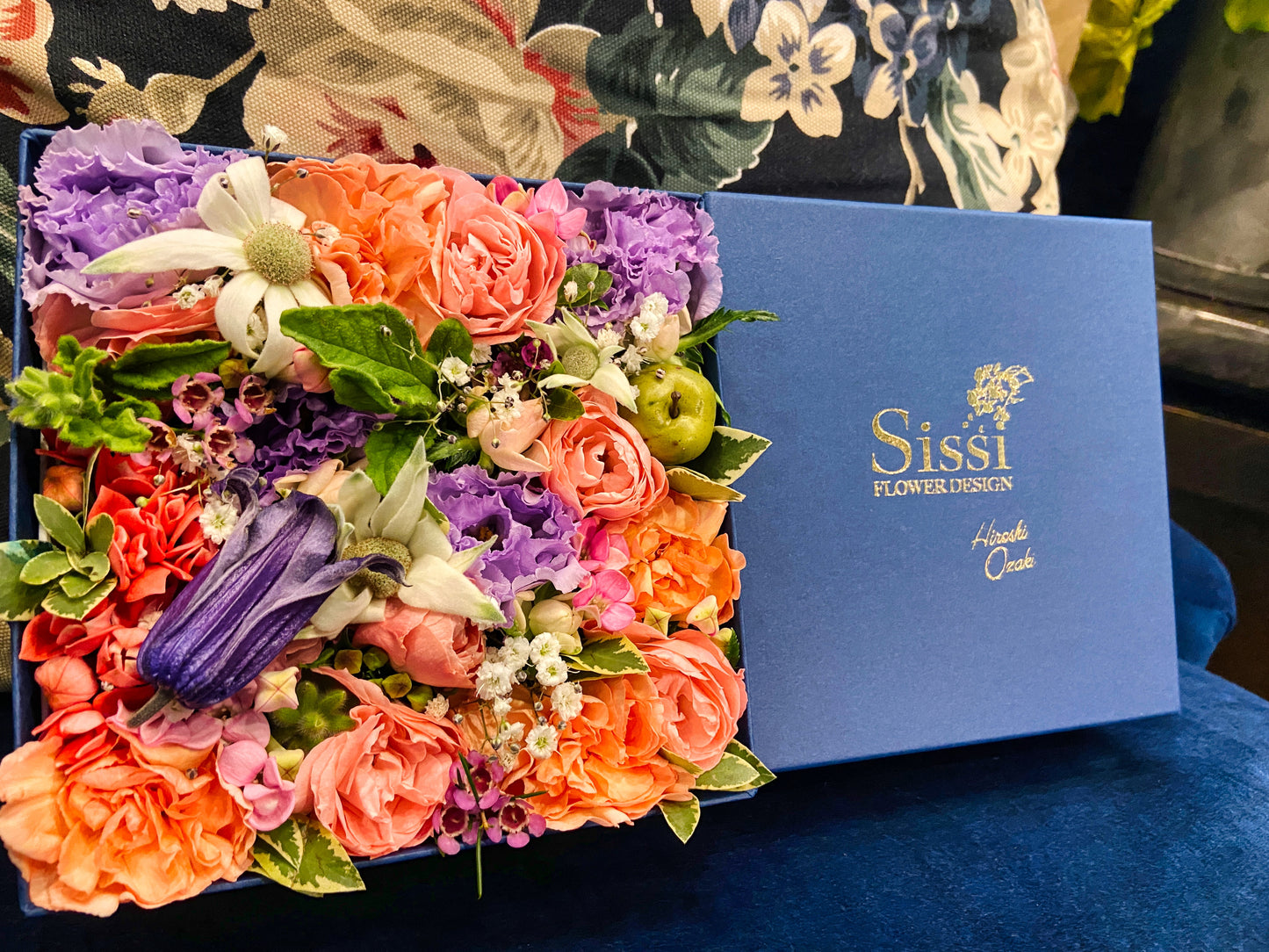 SissiオリジナルBOXフラワー・正方形M