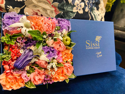 SissiオリジナルBOXフラワー・正方形M
