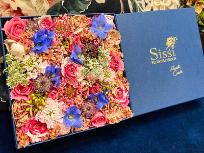 SissiオリジナルBOXフラワー・正方形M
